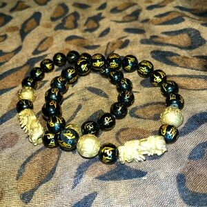 Feng Shui Bracelet with 24K Gold Pixiu – Best Seller for Wealth & Protection